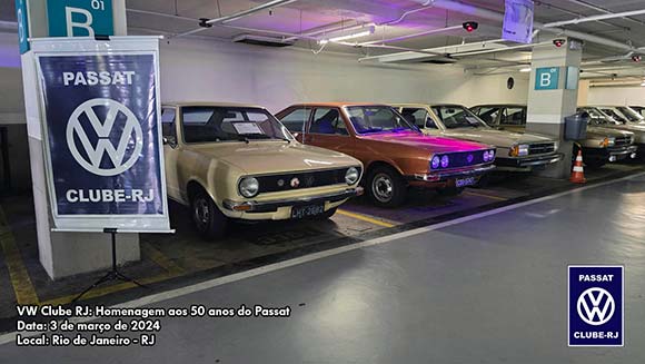 VW Clube RJ - Homenagem aos 50 anos do Passat